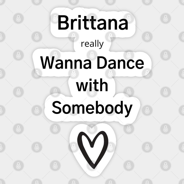 Glee/Brittana Sticker by Said with wit